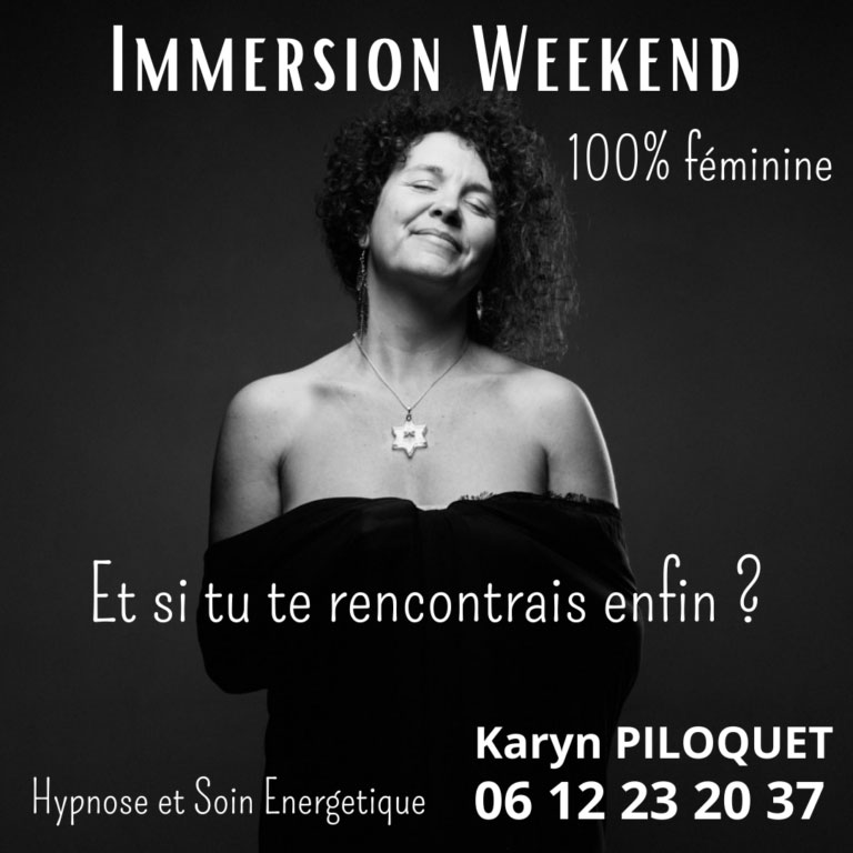 Immersion Weekend 100% féminine 26 et 27 mars 2022